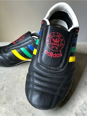 Vintage 2007 Adidas 013480 “The Original Games” 5 Stripe Rasta Size 5.5